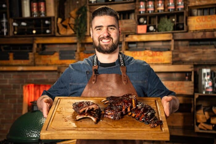 Fotografie kamado cursus recepten Siebren - Pulled pork low & slow