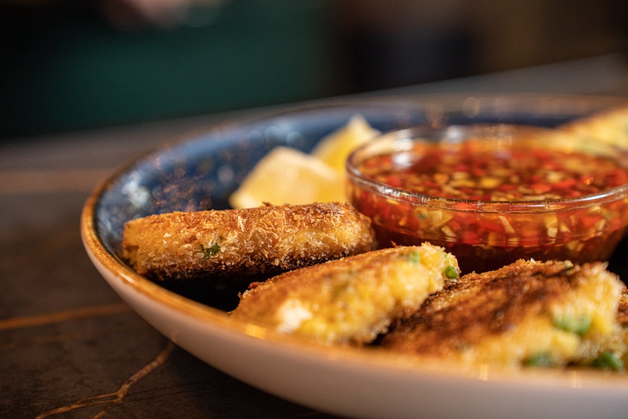 Fishcake chilisaus - Thaise Fishcakes