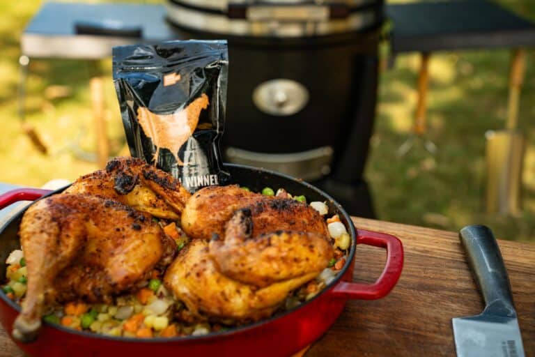 bxc rubs lifestyle recept kip met rub - Half haantje van de BBQ