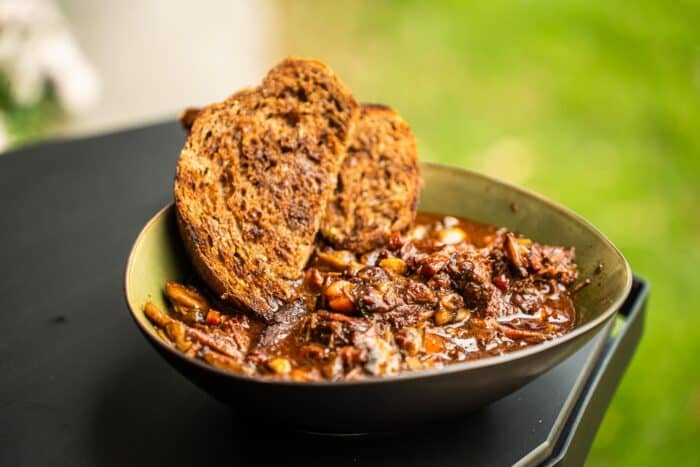 bouefbourgignion resultaat2 - Boeuf bourguignon van de BBQ